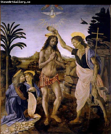 Andrea del Verrocchio The Baptism of Christ